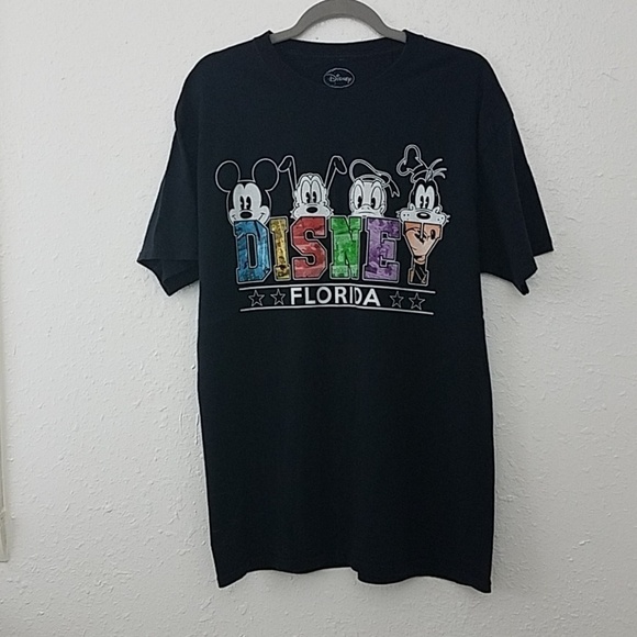 disney graphic Florida tshirt L/G 42/44 - Picture 1 of 4